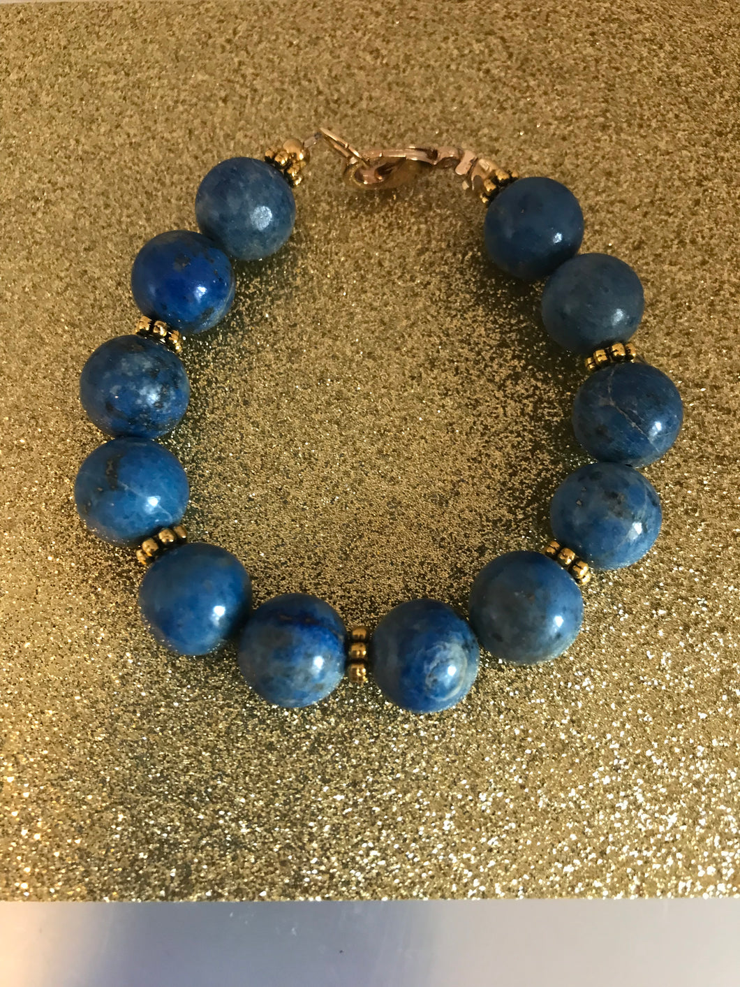 Wedgewood blue stone bracelet
