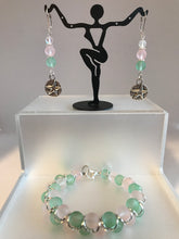 Load image into Gallery viewer, Goddess bracelet and earrings set.
