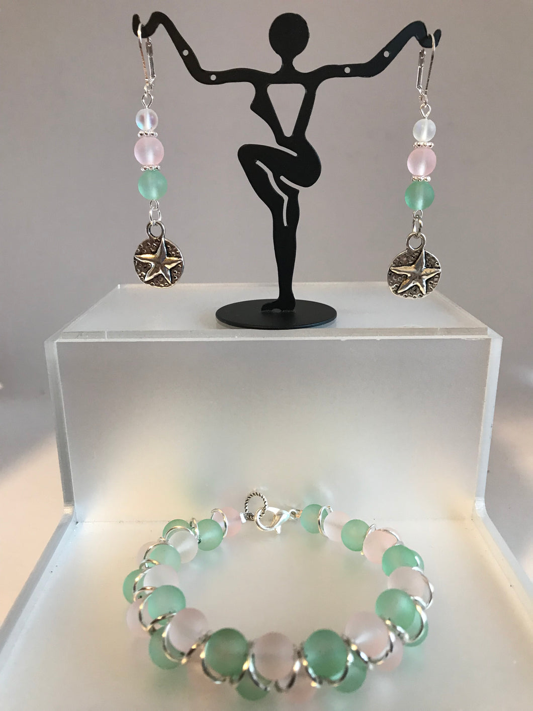 Goddess bracelet and earrings set.